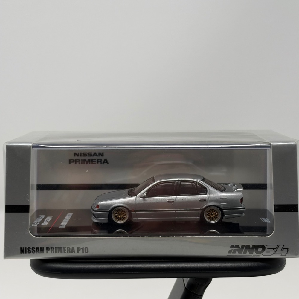 INNO64 Nissan Primera P10 Silver 1:64 Diecast Model Car IN64-P10-SIL